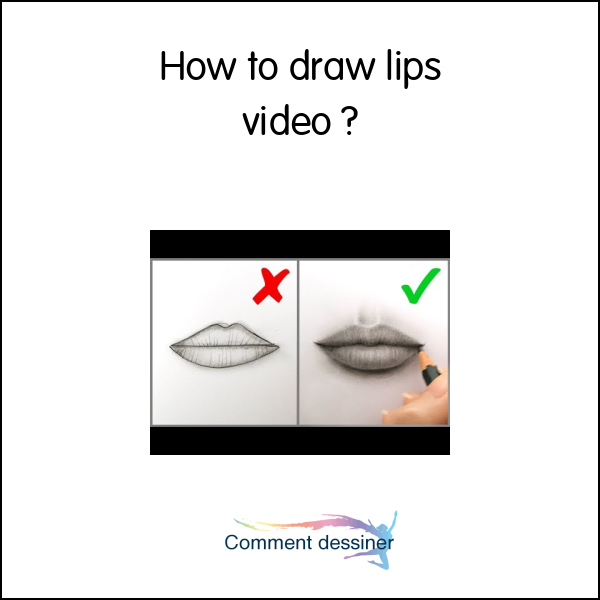 How to draw lips video